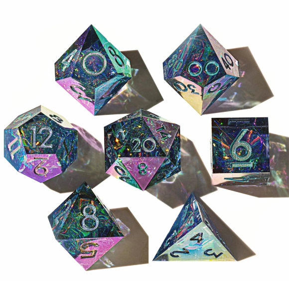 Dispel Dice: Unnecessary Feelings - 7 Piece Polyhedral Set